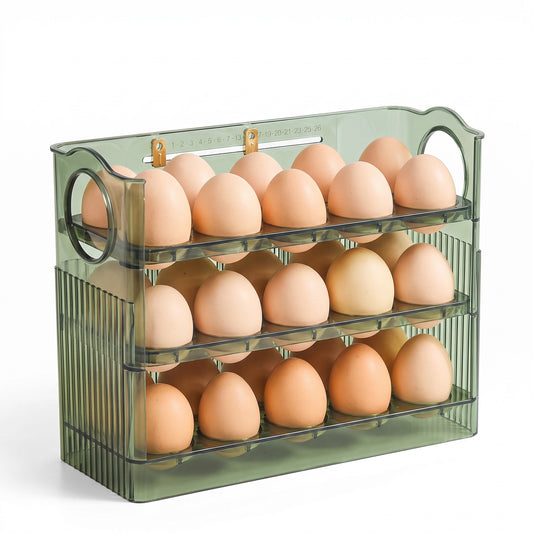30-Egg Large Capacity Fridge Organizer