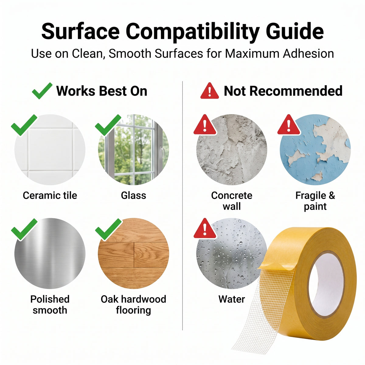 UltraGrip Pro – Heavy-Duty Double-Sided Mesh Mounting Tape